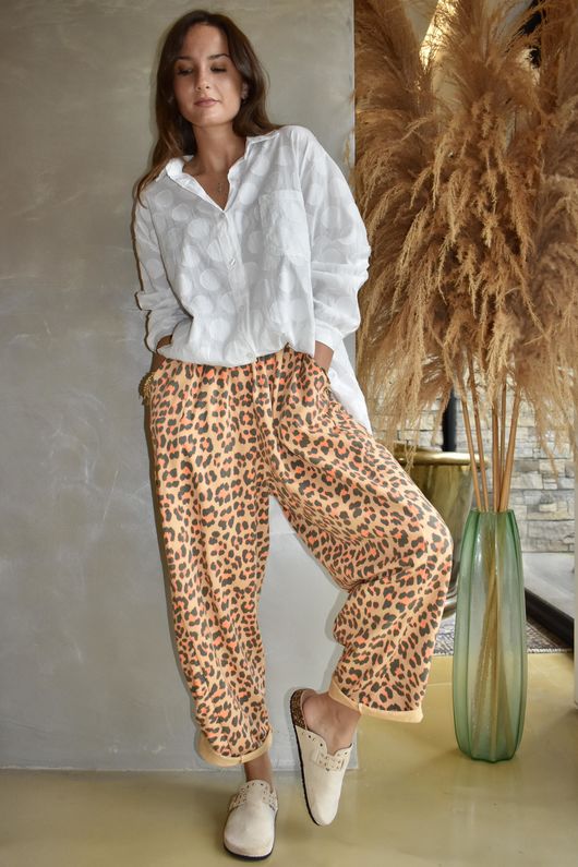 Lagen Zanzibar Seamed Tapered Barrel Pant Tuscan Sun & Mud /15=